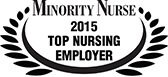 Minority Nurse 2015 Top Nursing Employer logo