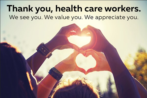 Thank You, Health Care Workers!